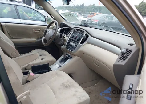 2006 Toyota Highlander V6 z USA, uszkodzony, nr VIN JTEDP21A560094011